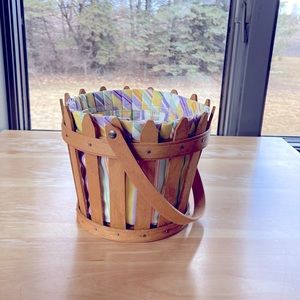 Longaberger 2006 Picket Pail basket